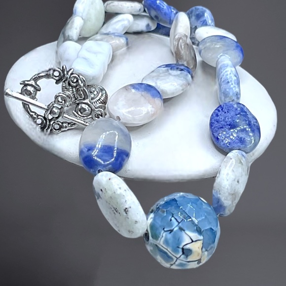 🌺Artisan Natural Stone Necklaces/Choker - Picture 1 of 15